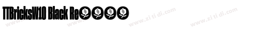 TTBricksW10 Black Re字体转换